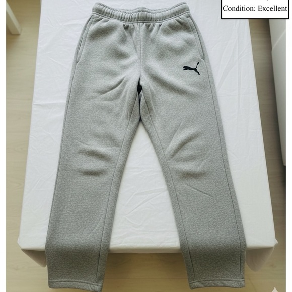 Puma Sweatpants Joggers grey Size Small - Picture 3 of 3